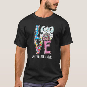 5th Grade Teacher Easter Love #teacherlife Funny B T-Shirt