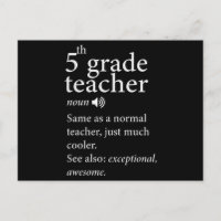 5th Grade Teacher Funny Definition