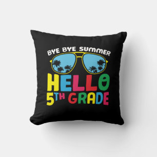 5th Grade Teacher Hello 5th Grade Cushion