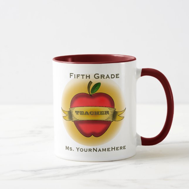 5th Grade Teacher Mug (Right)