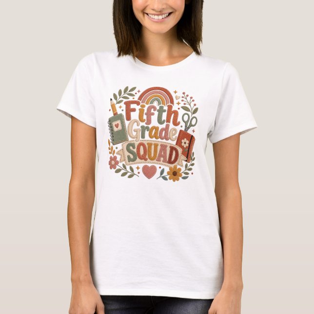 5th Grade Teacher Tee (Front)