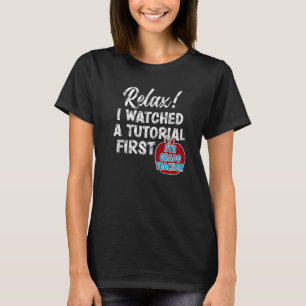 5th Grade Teacher Watch Tutorials First Day Back T T-Shirt