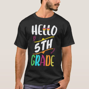 5th grade team Hello Fifth grade teacher boys girl T-Shirt