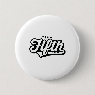 5th Grade Team School Teacher Fifth Bysebyll-style 6 Cm Round Badge