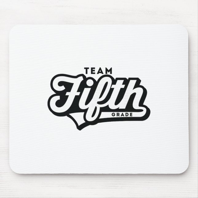 5th Grade Team School Teacher Fifth Bysebyll-style Mouse Pad (Front)