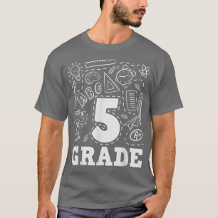 5th Grade Typography Team 5th Grade Back To School T-Shirt