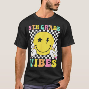 5th Grade Vibes Girls Back To School Fifth Grade T T-Shirt