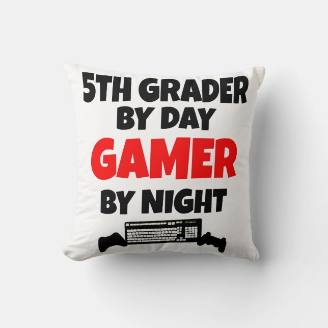 5th Grader Gamer Cushion (Front)