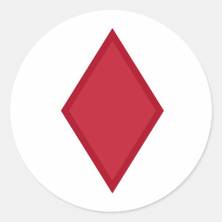 5th Infantry Division Insignia Patch Classic Round Sticker