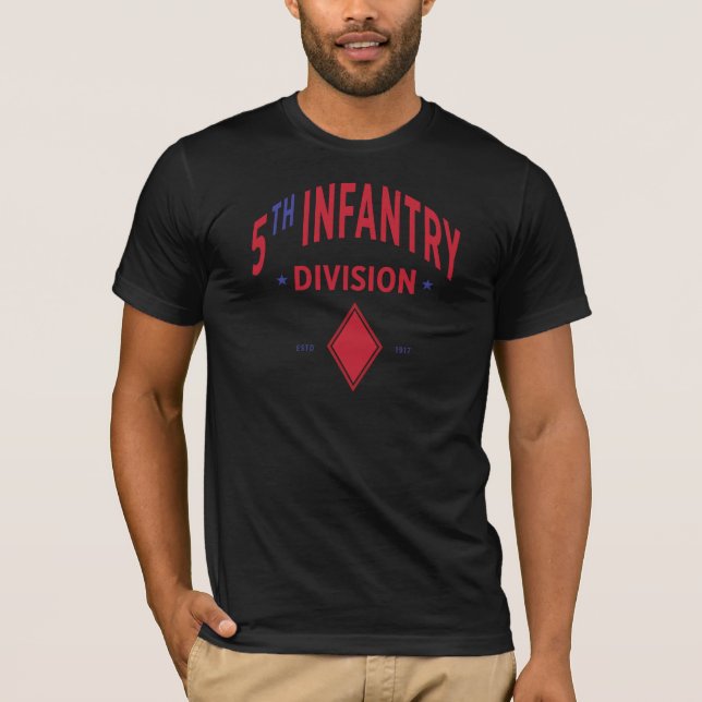 5th Infantry Division Red Devils T-Shirt (Front)