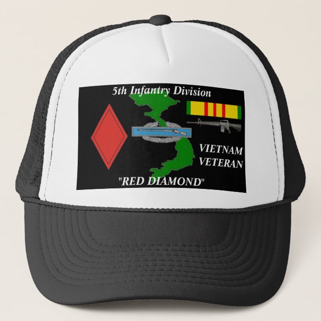 5th Infantry Division Vietnam Ball Cap (Front)