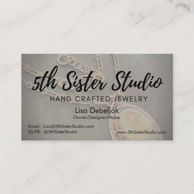 5th Sister Studio Business Card (Front)