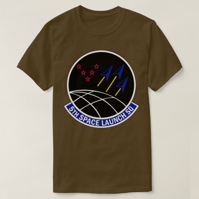 5th Space Launch Squadron wo Txt T-Shirt (Design Front)