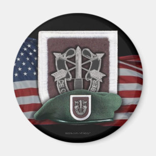 5th special forces flash Fort Campbell  magnet
