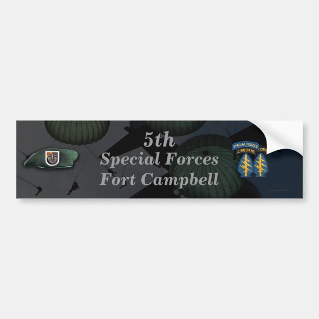 5th special forces fort campbell Bumper Sticker (Front)