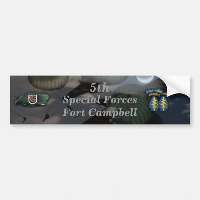 5th special forces fort campbell Bumper Sticker (Front)