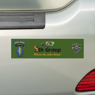 5th Special Forces Green Berets Bumper Sticker