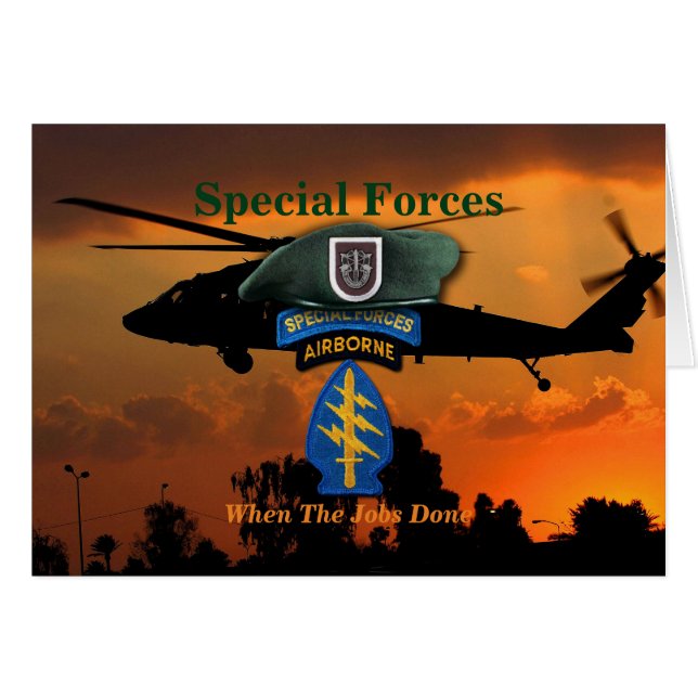 5th Special Forces Green Berets SF SFG Veterans (Front Horizontal)