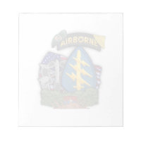 5th Special Forces green berets veterans Notepad