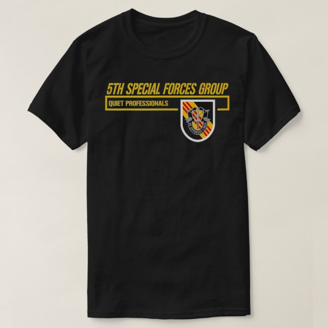 5th Special Forces Group (5th SFG)  T-Shirt (Design Front)