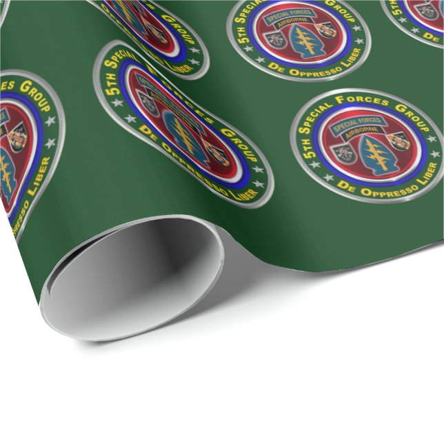 5th Special Forces Group Airborne Wrapping Paper (Roll Corner)