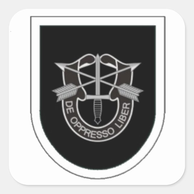 5TH SPECIAL FORCES GROUP FLASH/DUI STICKERS (Front)