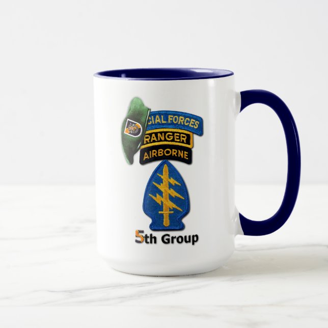 5th Special Forces Group Green Berets SFG SF Vets Mug (Right)