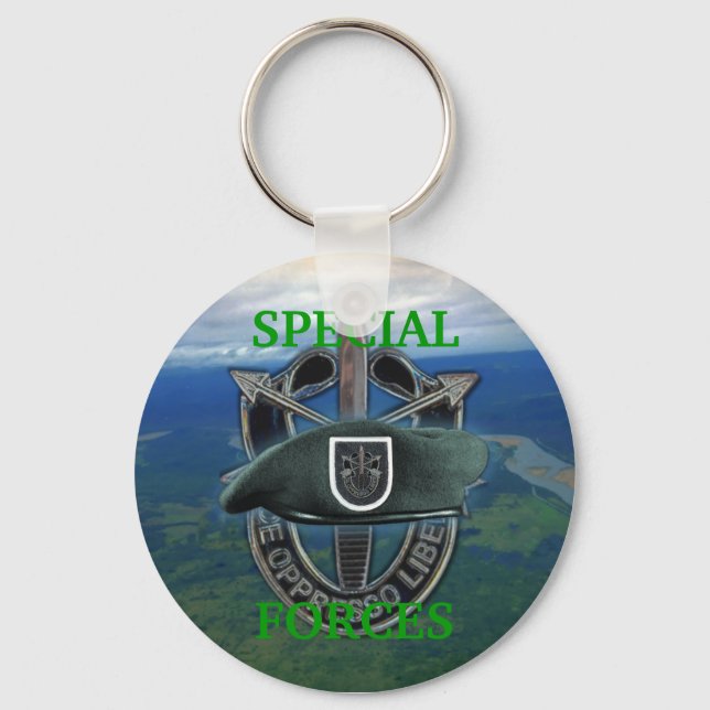 5th special forces group green berets son Keychain (Front)