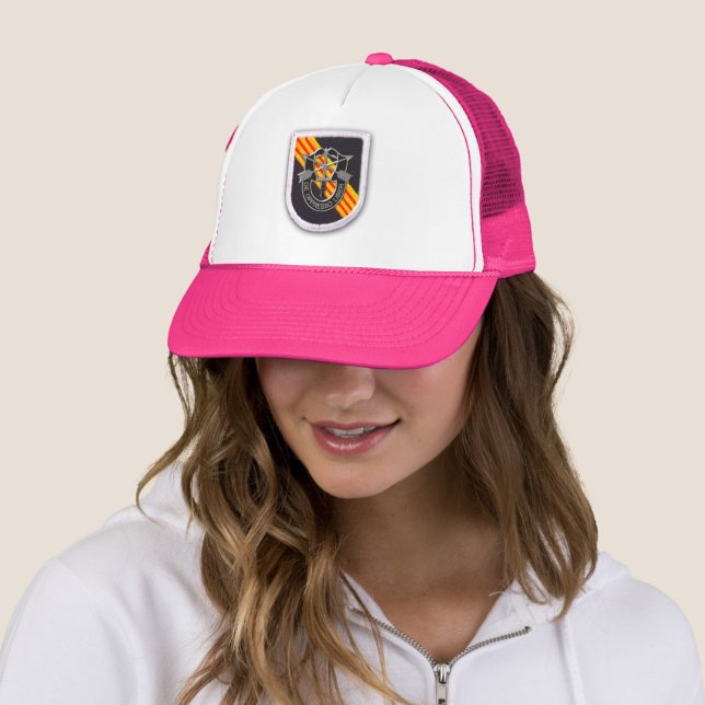 5th Special Forces Group Green Berets Women's Trucker Hat (In Situ)
