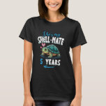 5th Wedding Anniversary 5 Years Couples He's My Sh T-Shirt<br><div class="desc">5th Wedding Anniversary 5 Years Couples He's My Shell-Mate</div>