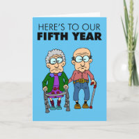 5th Wedding Anniversary Growing Old