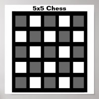 5x5 - Chess TAG Grid (1-1/4" fridge magnets)