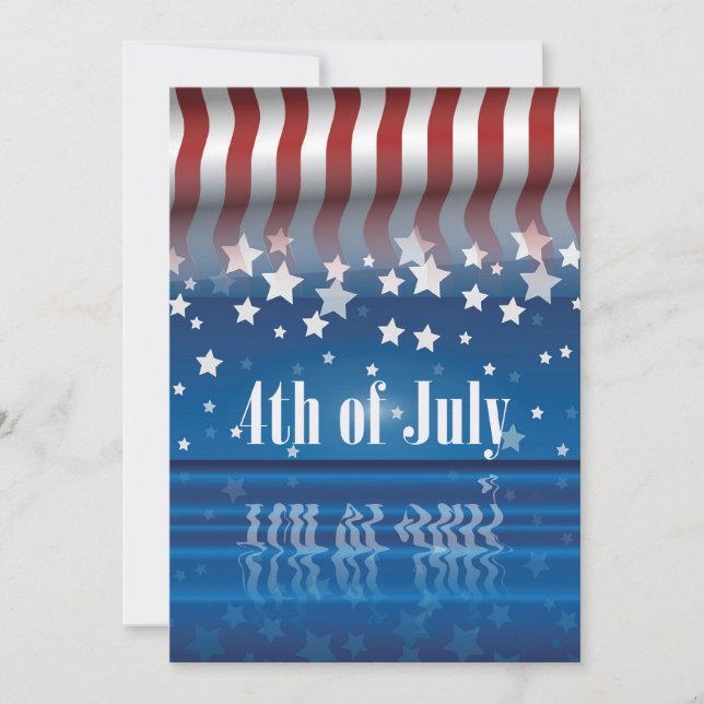 5x7 4th of July Party Invitation (Front)