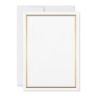 5x7 AJ Gold Metallic Frame Double Rectangle