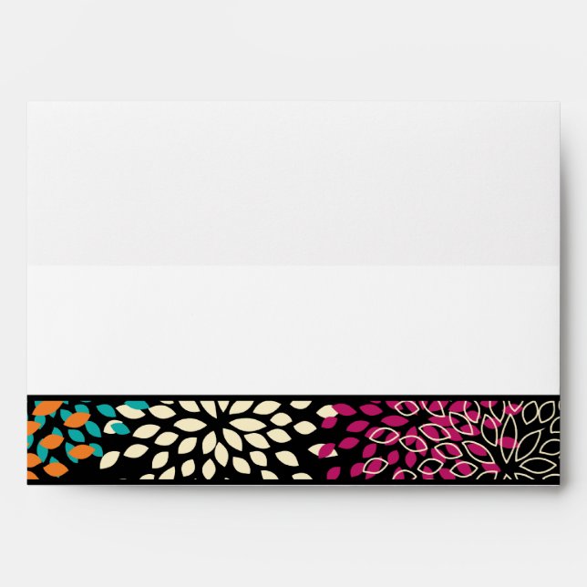 5x7 Autumn Floral Burst Envelope Option1 (Front)