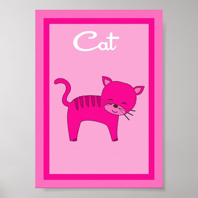 5X7 Cat Barn Yard Girls Wall Art (Front)