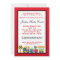 5x7 Choo Choo Train Red Birthday Party Invitation