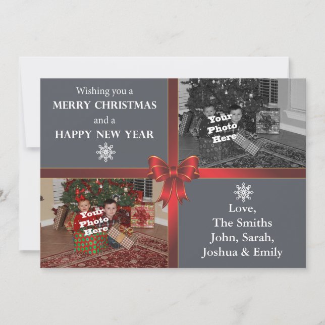 5x7 Christmas Photo Card (Front)
