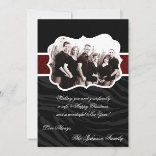 5x7 Christmas XMAS Happy Holiday PHOTO Card