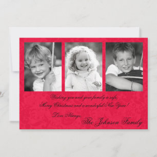 5x7 Christmas XMAS Happy Holiday PHOTO Card