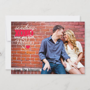 5x7 Christmas XMAS Happy Holiday PHOTO Card