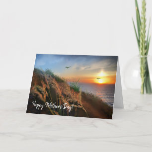 5x7 Cornish sunset Mother's Day card