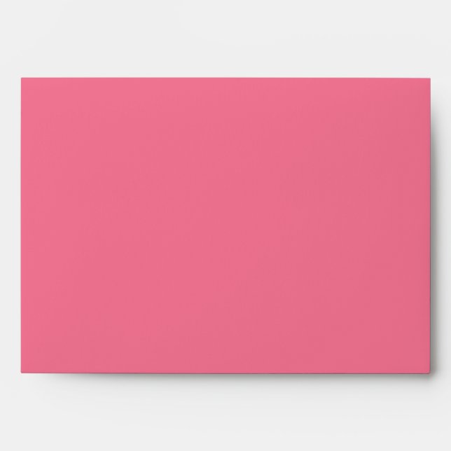 5x7 Dark Pink Outside Black Inside Envelope (Front)