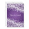 5x7 Elegant Wedding Sparkling Wave Purple