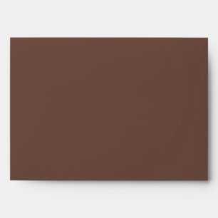 5x7 Envelope Brown Outside Dark Brown Inside