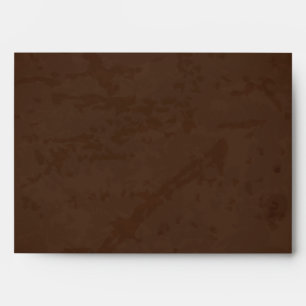 5x7 Envelope Brown Vintage Outside Teal Inside