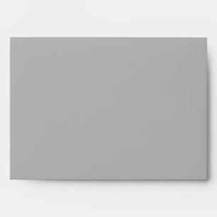 5x7 Envelope Grey Silver Outside Teal Turqu Inside