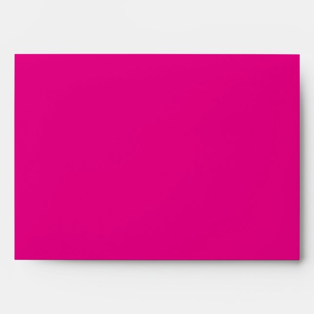 5x7 Envelope Hot Pink Outside Black Inside (Front)