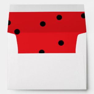 5X7 Envelope Lady Bug Love