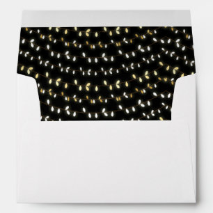 5x7 Envelope Option 1 Glowing Summer Lights on Bl